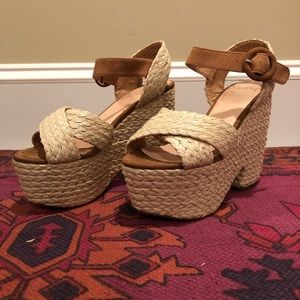 Woven Wedge Sandal
